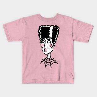 Punk Bride of Frankenstein Kids T-Shirt